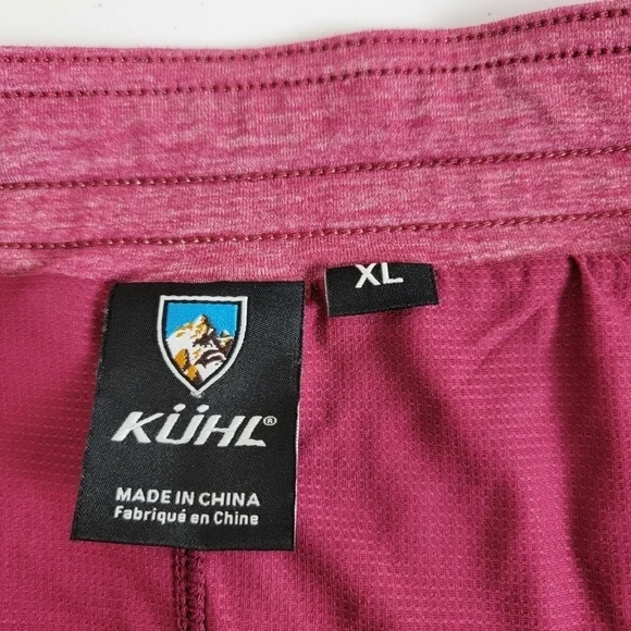 Kuhl Marled Berry Red Mova Cargo Pickleball/Hiking Skort/Skirt Sz XL - Picture 14 of 16